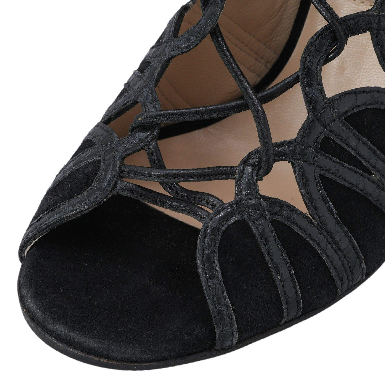 JIMMY CHOO(USED)지미추 스트랩 구두#36